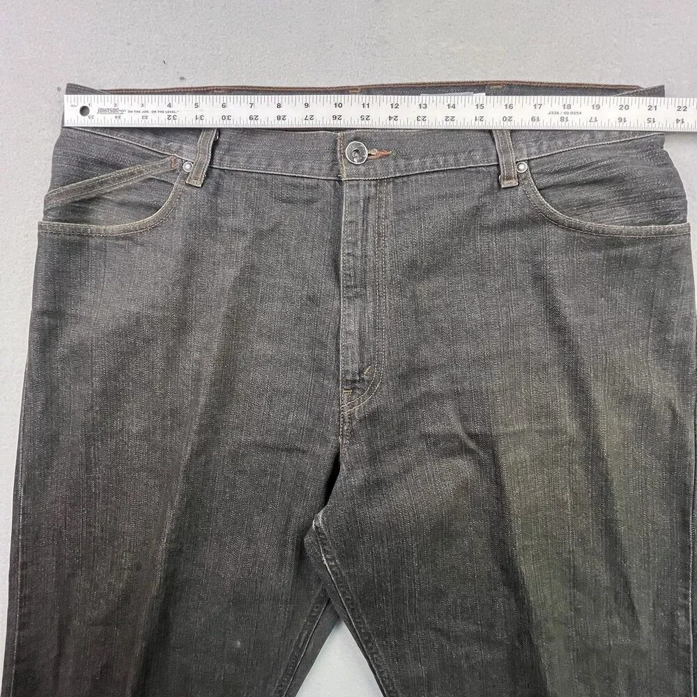 Vintage Levis Silver Tab Baggy Jeans Size 42x30 Black Wide Leg Skater Hip Hop
